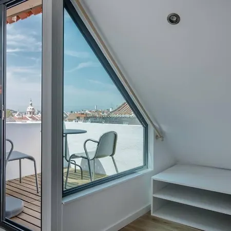 Beautiful With View Of The Tagus River Lisbon